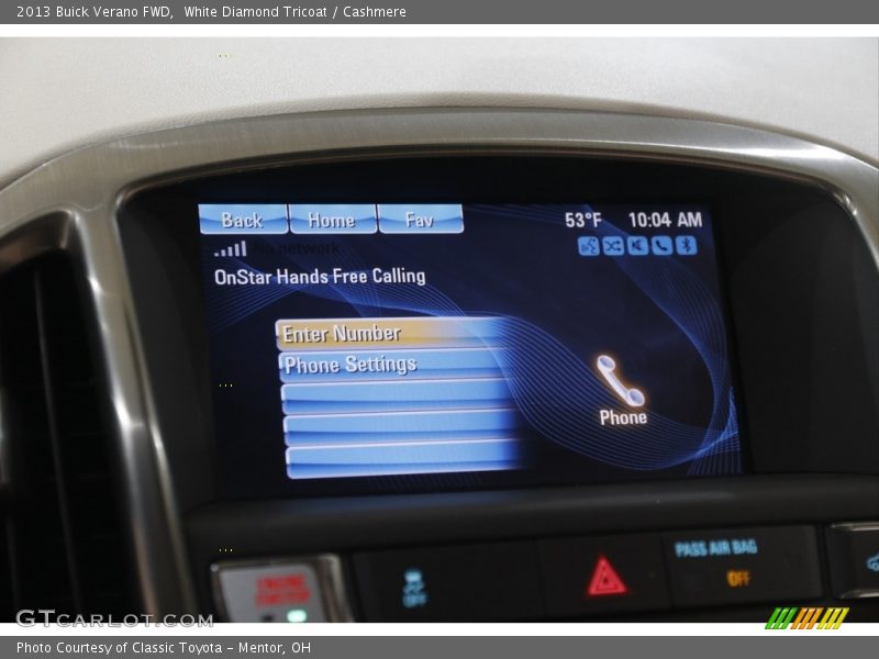 White Diamond Tricoat / Cashmere 2013 Buick Verano FWD