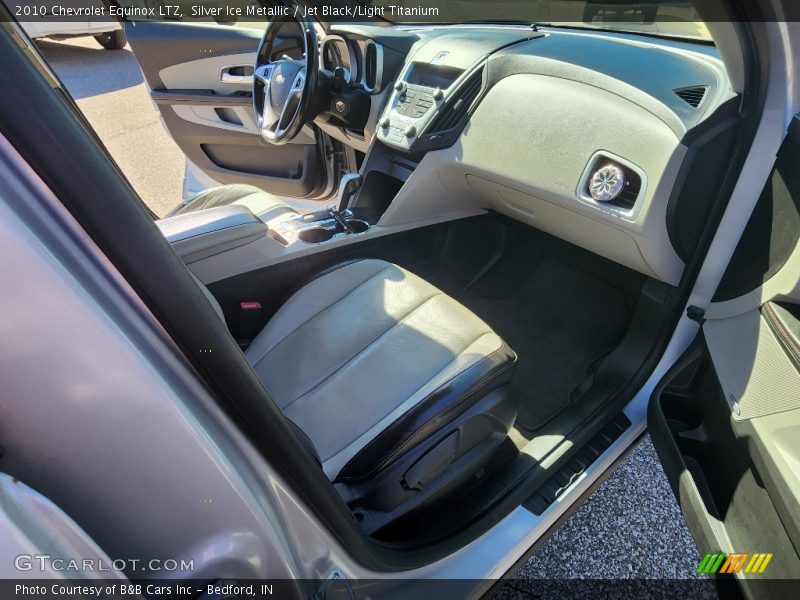 Silver Ice Metallic / Jet Black/Light Titanium 2010 Chevrolet Equinox LTZ