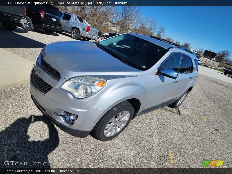Silver Ice Metallic / Jet Black/Light Titanium 2010 Chevrolet Equinox LTZ