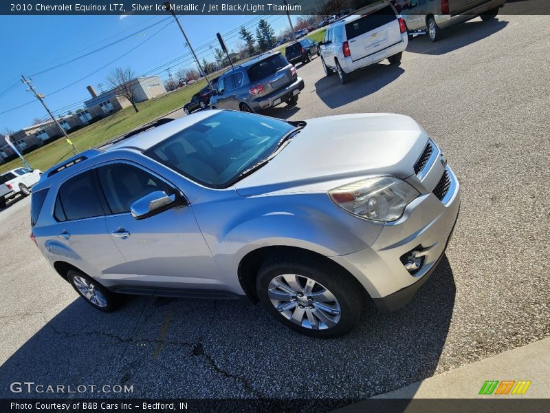 Silver Ice Metallic / Jet Black/Light Titanium 2010 Chevrolet Equinox LTZ