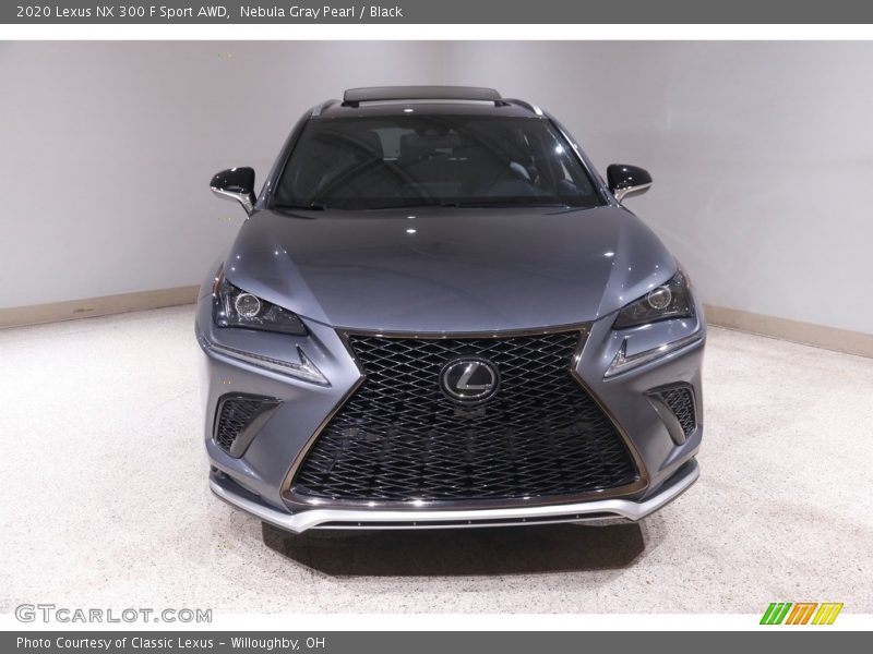 Nebula Gray Pearl / Black 2020 Lexus NX 300 F Sport AWD