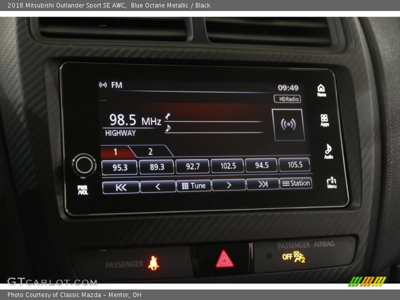 Audio System of 2018 Outlander Sport SE AWC