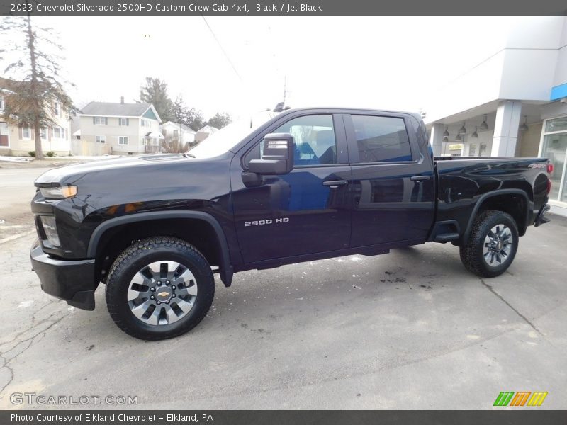 Black / Jet Black 2023 Chevrolet Silverado 2500HD Custom Crew Cab 4x4