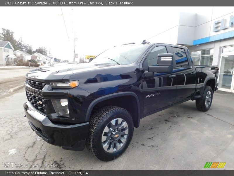 Black / Jet Black 2023 Chevrolet Silverado 2500HD Custom Crew Cab 4x4
