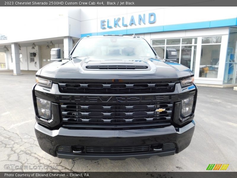 Black / Jet Black 2023 Chevrolet Silverado 2500HD Custom Crew Cab 4x4