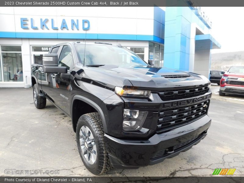 Black / Jet Black 2023 Chevrolet Silverado 2500HD Custom Crew Cab 4x4