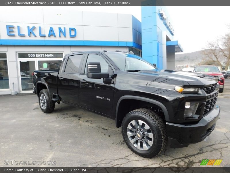 Black / Jet Black 2023 Chevrolet Silverado 2500HD Custom Crew Cab 4x4