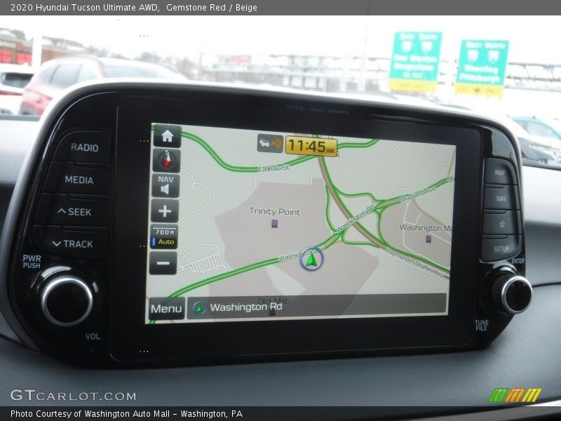 Gemstone Red / Beige 2020 Hyundai Tucson Ultimate AWD