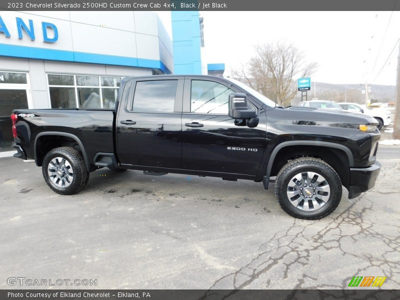 Black / Jet Black 2023 Chevrolet Silverado 2500HD Custom Crew Cab 4x4