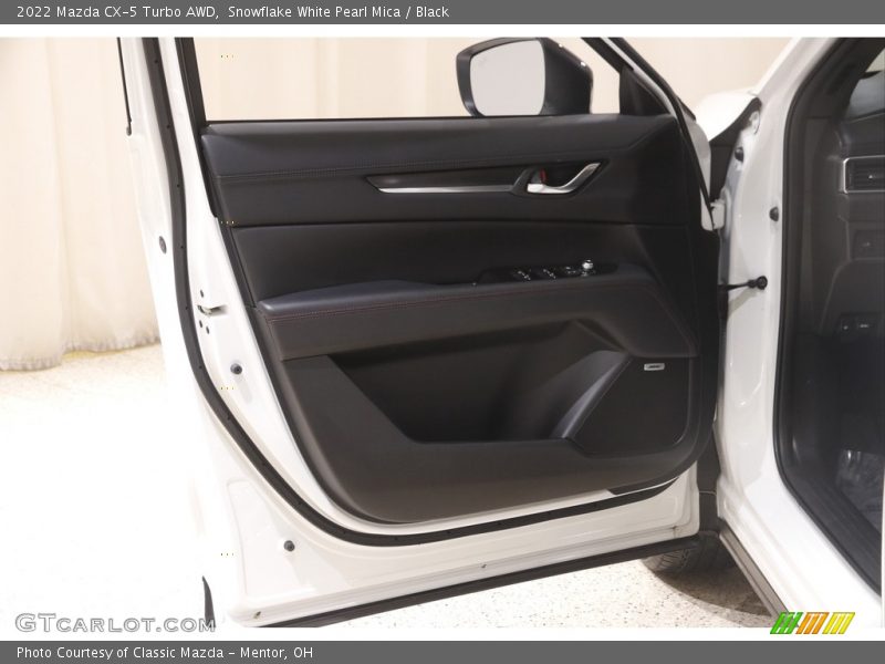 Snowflake White Pearl Mica / Black 2022 Mazda CX-5 Turbo AWD