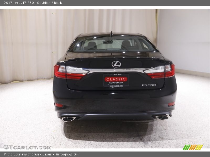 Obsidian / Black 2017 Lexus ES 350