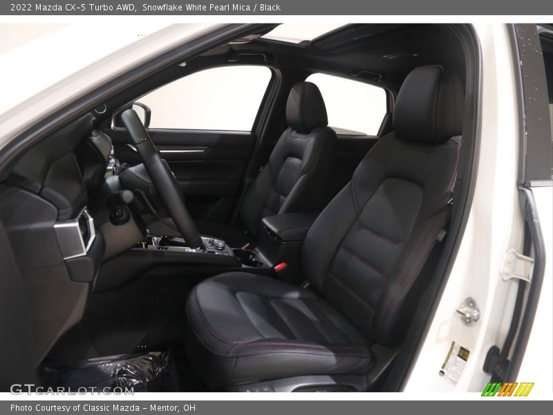Snowflake White Pearl Mica / Black 2022 Mazda CX-5 Turbo AWD