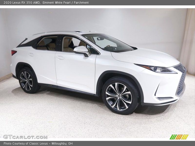 Eminent White Pearl / Parchment 2020 Lexus RX 350 AWD