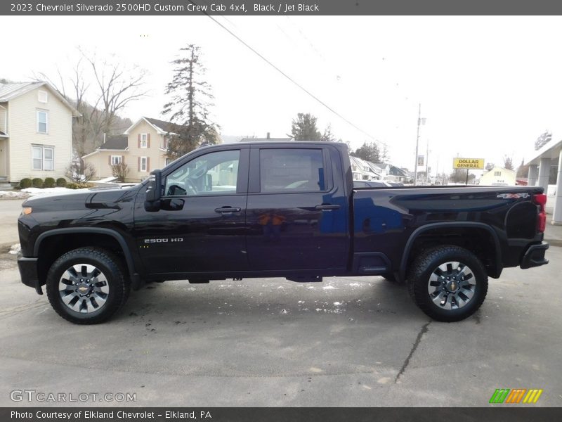 Black / Jet Black 2023 Chevrolet Silverado 2500HD Custom Crew Cab 4x4