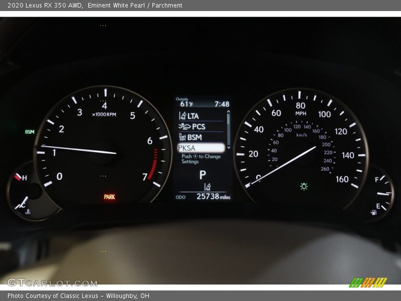 Eminent White Pearl / Parchment 2020 Lexus RX 350 AWD