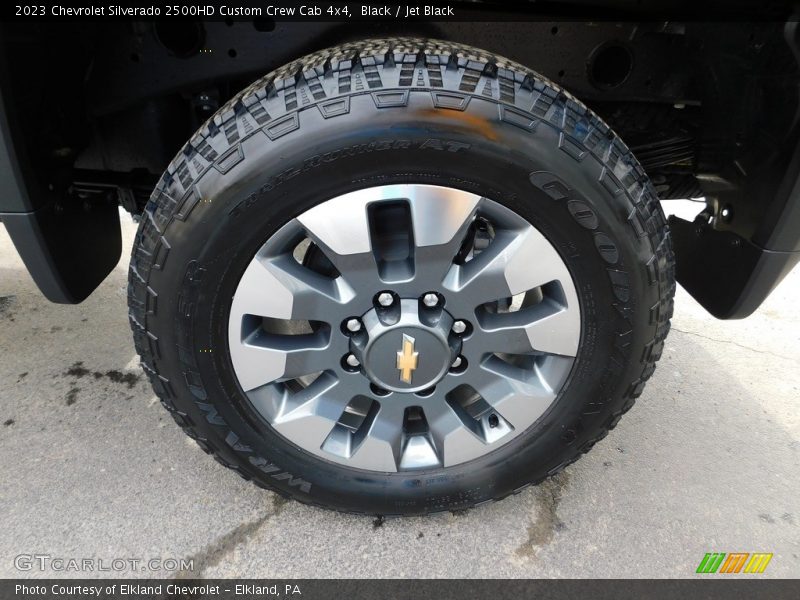 Black / Jet Black 2023 Chevrolet Silverado 2500HD Custom Crew Cab 4x4