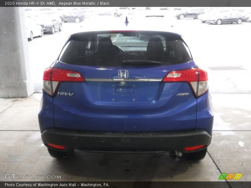 Aegean Blue Metallic / Black 2020 Honda HR-V EX AWD
