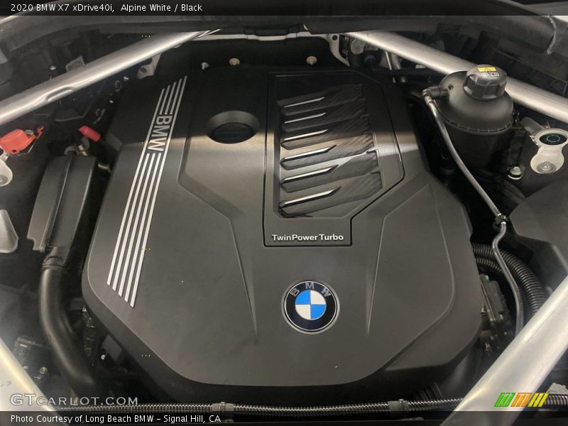 Alpine White / Black 2020 BMW X7 xDrive40i