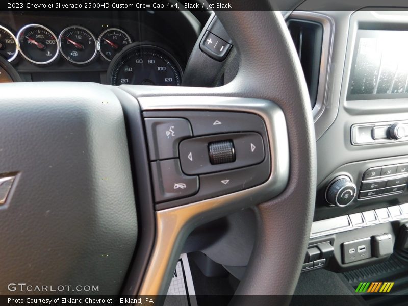 Black / Jet Black 2023 Chevrolet Silverado 2500HD Custom Crew Cab 4x4