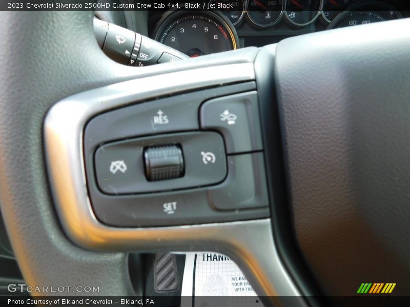 Black / Jet Black 2023 Chevrolet Silverado 2500HD Custom Crew Cab 4x4