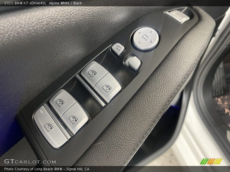 Alpine White / Black 2020 BMW X7 xDrive40i