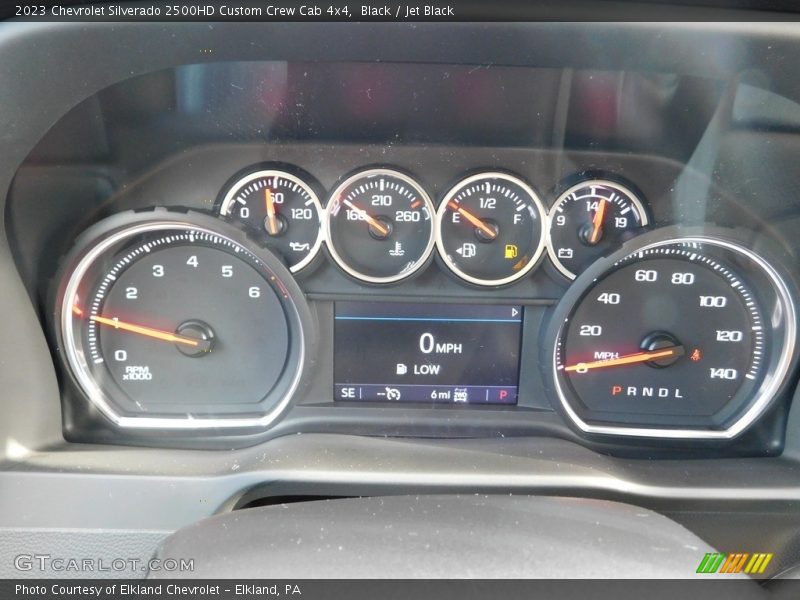 Black / Jet Black 2023 Chevrolet Silverado 2500HD Custom Crew Cab 4x4