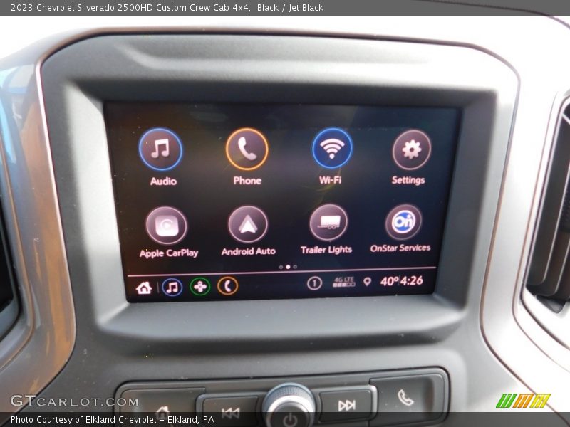 Black / Jet Black 2023 Chevrolet Silverado 2500HD Custom Crew Cab 4x4