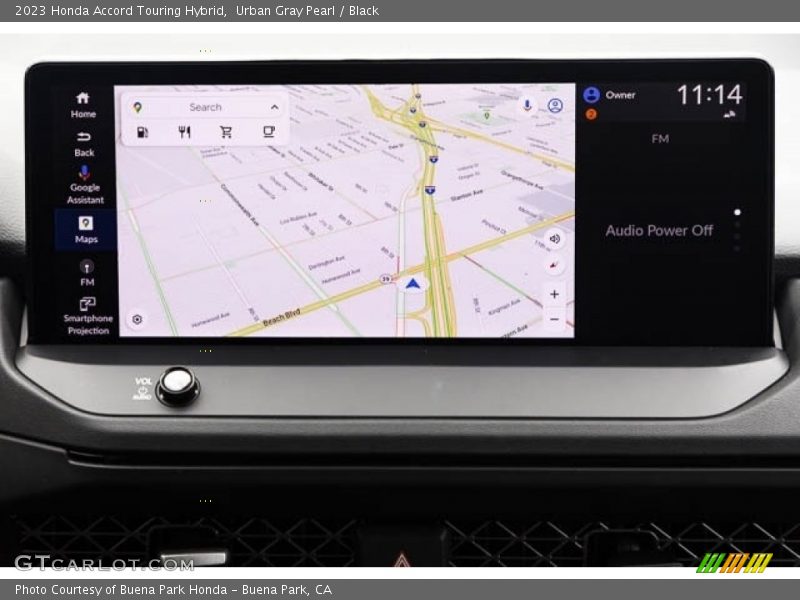 Urban Gray Pearl / Black 2023 Honda Accord Touring Hybrid