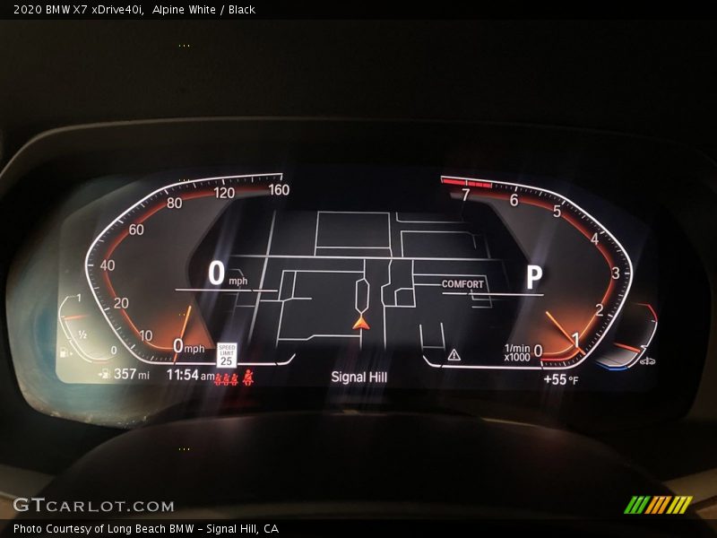 Alpine White / Black 2020 BMW X7 xDrive40i