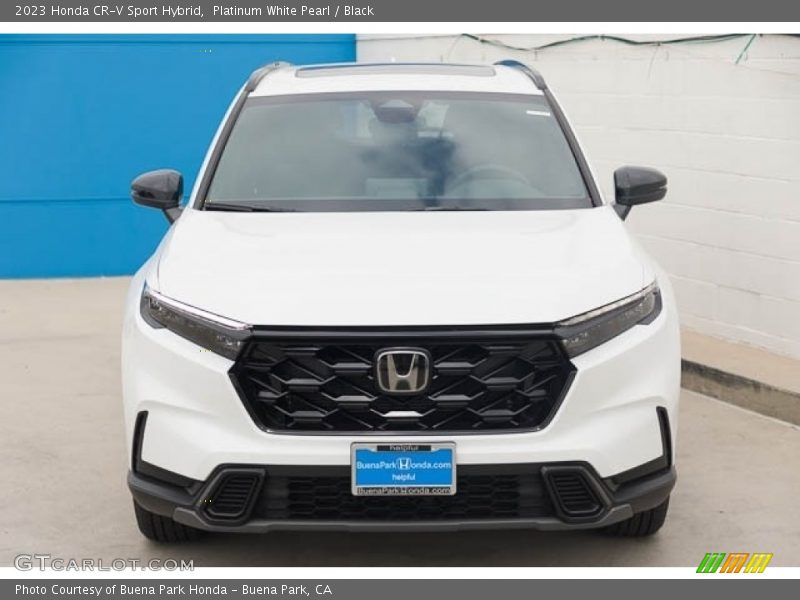 Platinum White Pearl / Black 2023 Honda CR-V Sport Hybrid