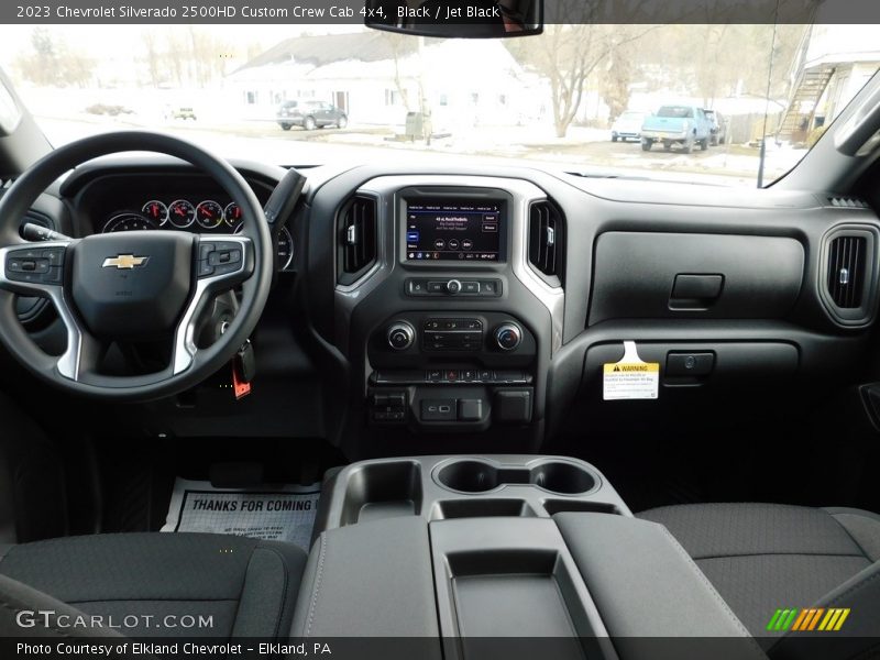 Black / Jet Black 2023 Chevrolet Silverado 2500HD Custom Crew Cab 4x4