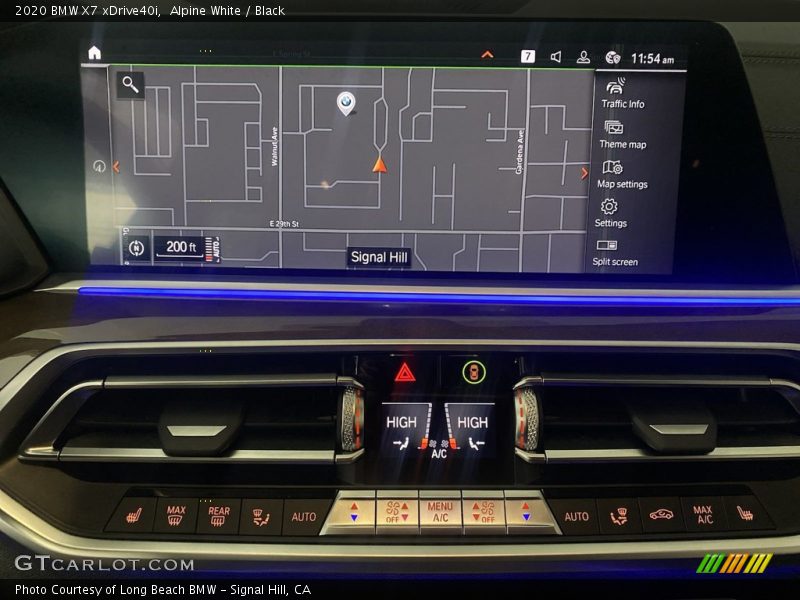 Alpine White / Black 2020 BMW X7 xDrive40i