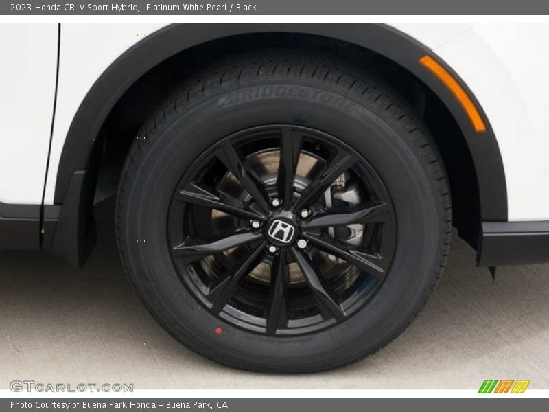 Platinum White Pearl / Black 2023 Honda CR-V Sport Hybrid