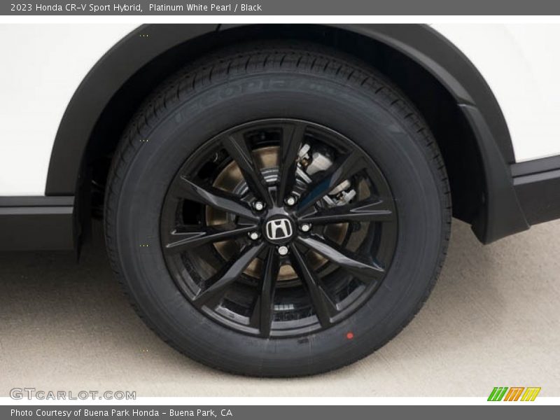 Platinum White Pearl / Black 2023 Honda CR-V Sport Hybrid