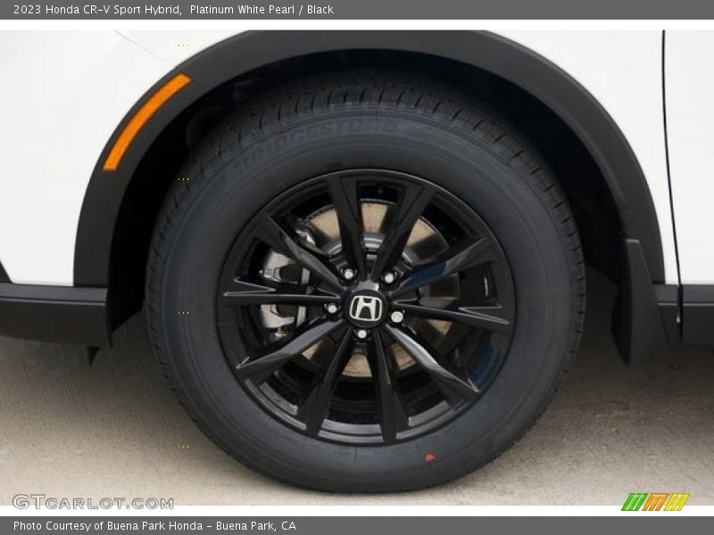 Platinum White Pearl / Black 2023 Honda CR-V Sport Hybrid