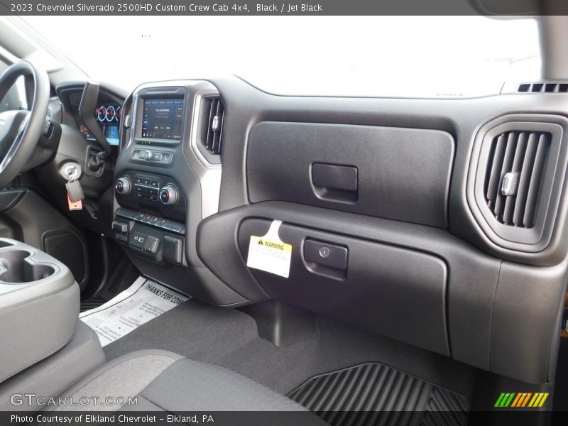Black / Jet Black 2023 Chevrolet Silverado 2500HD Custom Crew Cab 4x4