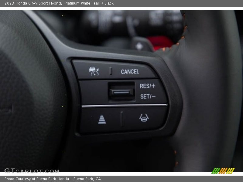 Platinum White Pearl / Black 2023 Honda CR-V Sport Hybrid