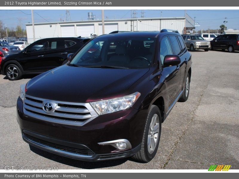 Sizzling Crimson Mica / Ash 2012 Toyota Highlander Limited