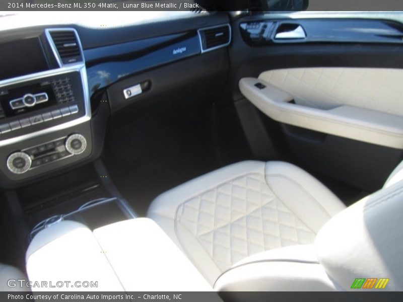 Lunar Blue Metallic / Black 2014 Mercedes-Benz ML 350 4Matic