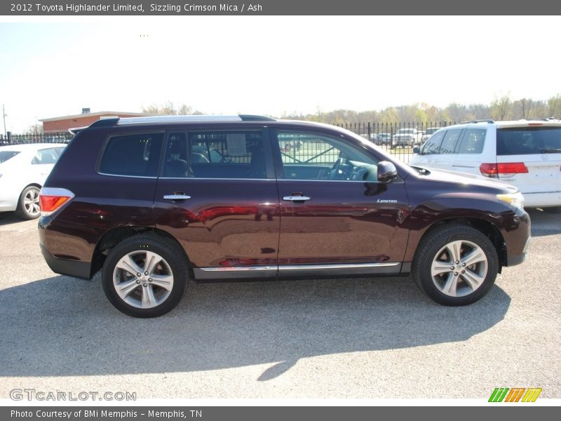 Sizzling Crimson Mica / Ash 2012 Toyota Highlander Limited