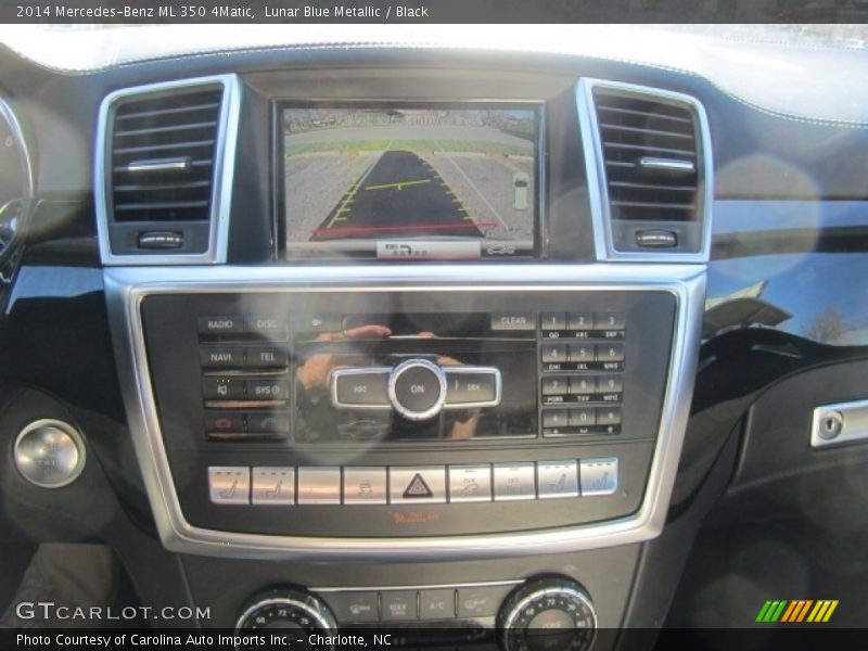 Lunar Blue Metallic / Black 2014 Mercedes-Benz ML 350 4Matic