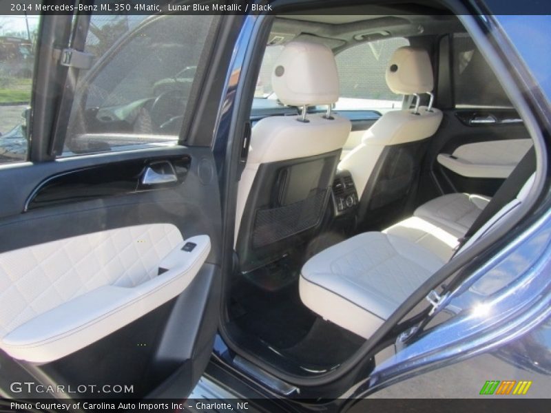 Lunar Blue Metallic / Black 2014 Mercedes-Benz ML 350 4Matic