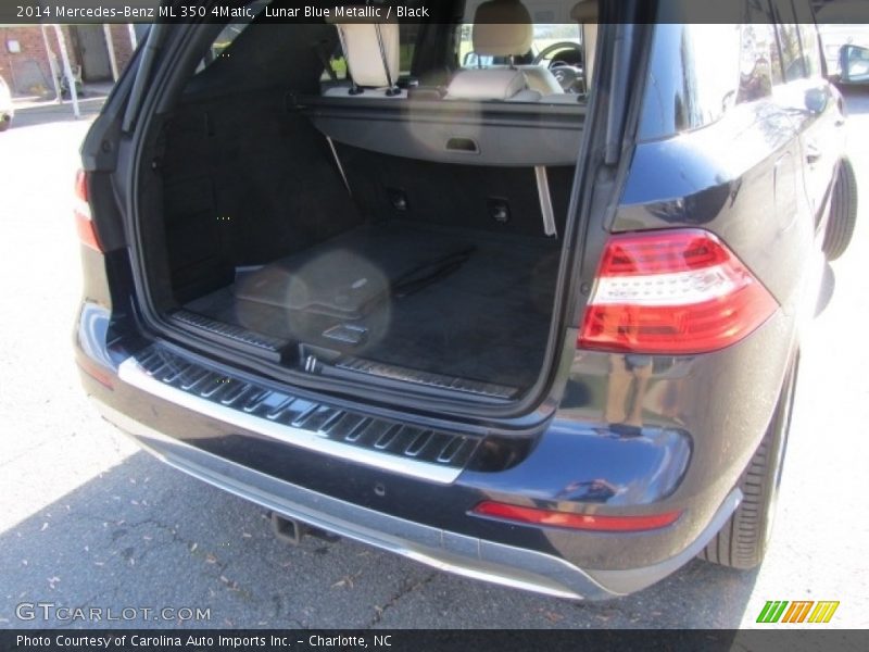 Lunar Blue Metallic / Black 2014 Mercedes-Benz ML 350 4Matic