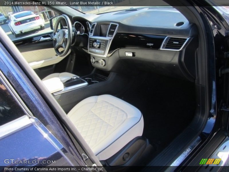Lunar Blue Metallic / Black 2014 Mercedes-Benz ML 350 4Matic