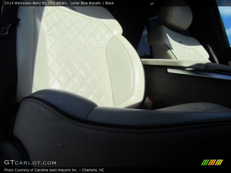 Lunar Blue Metallic / Black 2014 Mercedes-Benz ML 350 4Matic