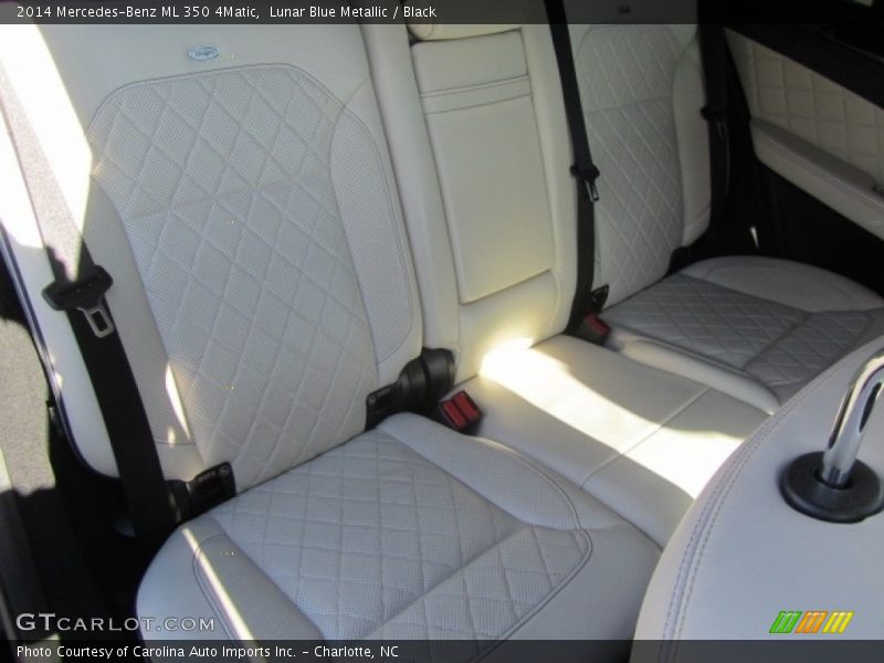Lunar Blue Metallic / Black 2014 Mercedes-Benz ML 350 4Matic