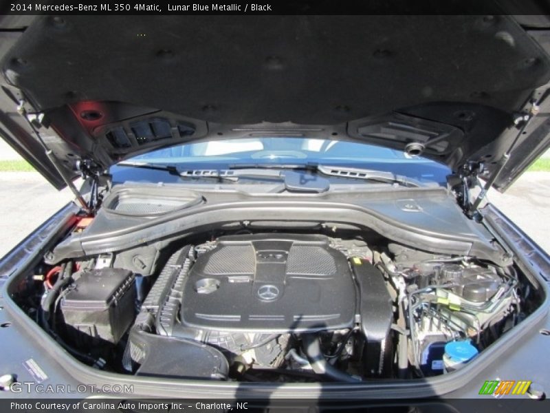 Lunar Blue Metallic / Black 2014 Mercedes-Benz ML 350 4Matic
