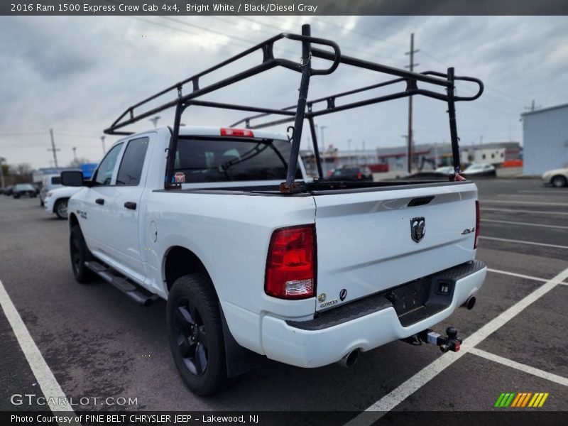 Bright White / Black/Diesel Gray 2016 Ram 1500 Express Crew Cab 4x4