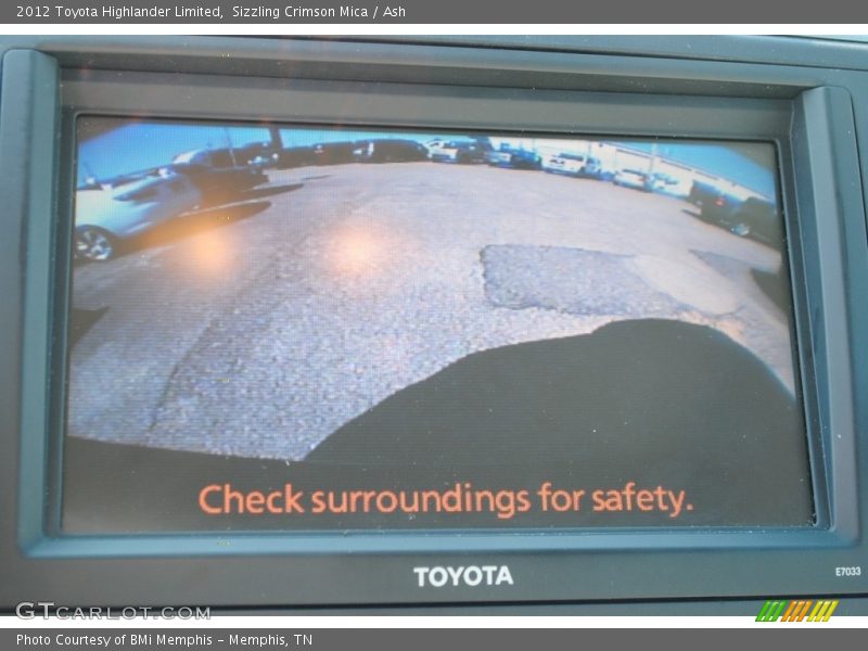 Sizzling Crimson Mica / Ash 2012 Toyota Highlander Limited