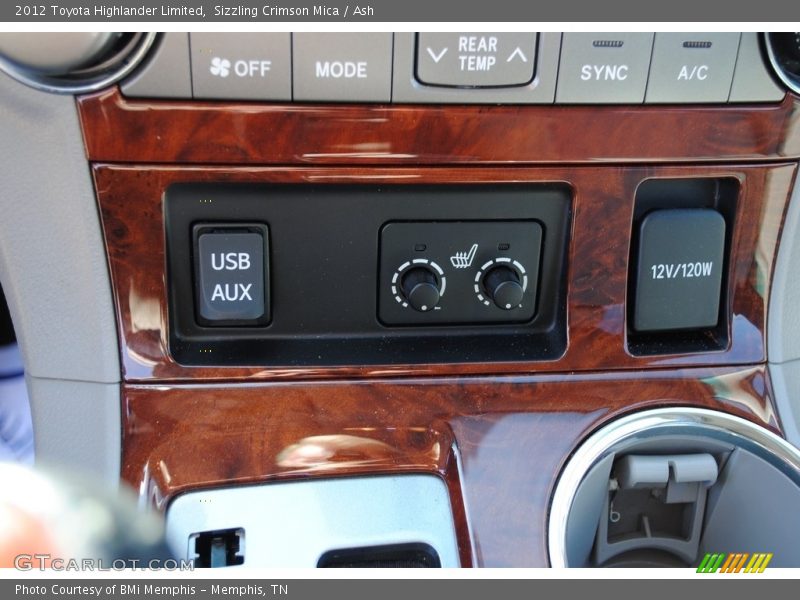 Sizzling Crimson Mica / Ash 2012 Toyota Highlander Limited